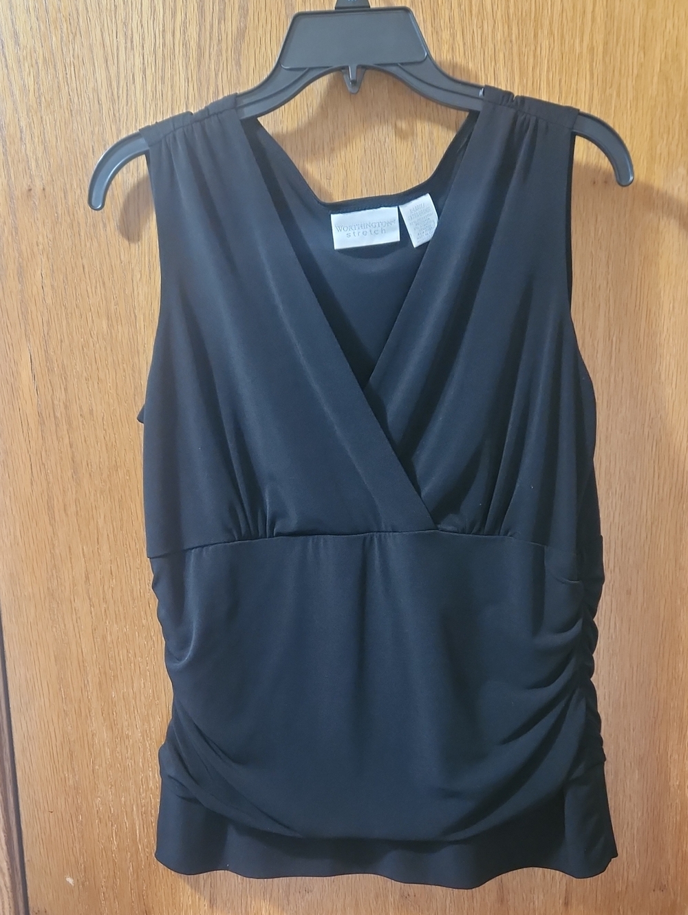 Worthington Black V-Neck Top